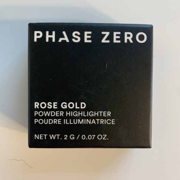 Phase Zero Other - PHASE ZERO Rose Gold Powder Highlighter - 2g Travel Size - Brand NEW